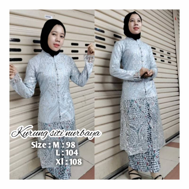 Set Tunik Tulle Sanghai Tunik Modern Tunik Kondangan