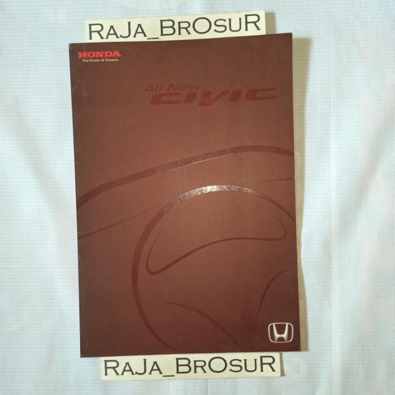 Poster brosur katalog leaflet Honda all new Civic 2012