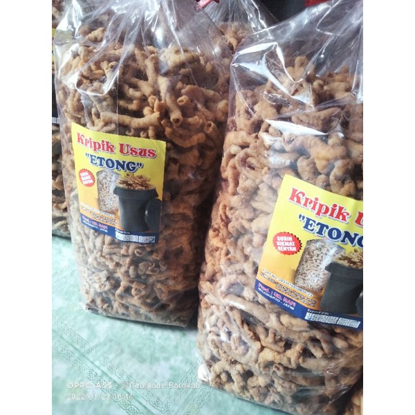 

kripik usus ETONG