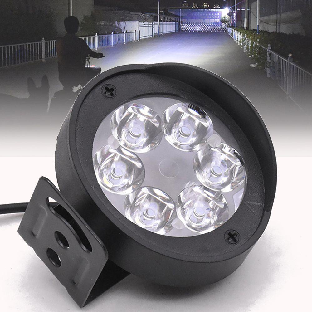 R-FLOWER Senter Kepala Sepeda Listrik Universal Super Terang Bagian Refitting 6lampu LED