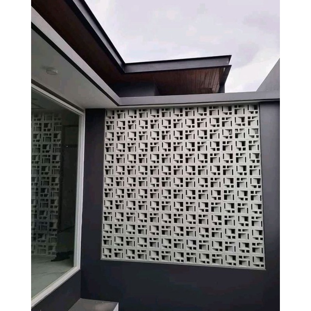 ROSTER BETON/ABU/PUTIH /NATURAL SEMEN/LUBANG ANGIN/SEKAT RUANG/PENTILASI UDARA/RUMAH MINIMALIS/CLASI