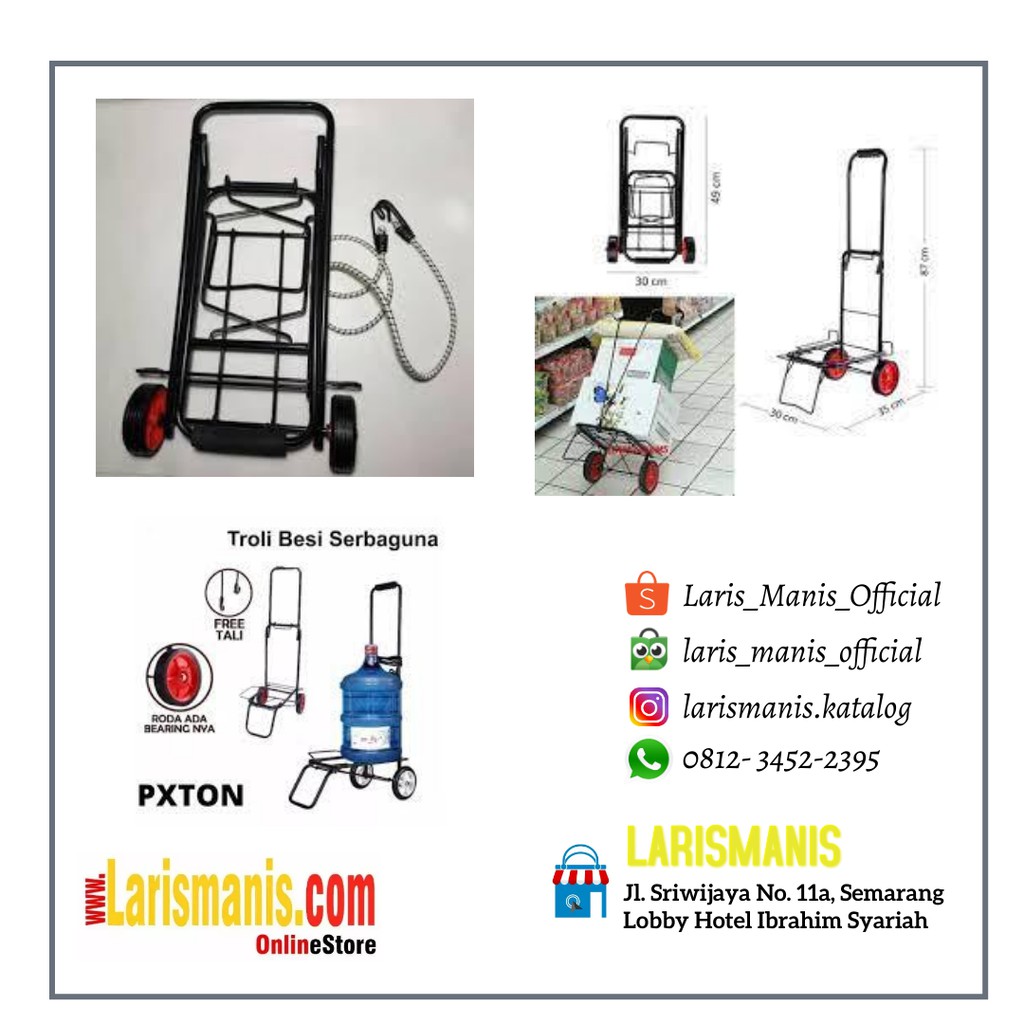 TROLLEY LIPAT TROLI LIPAT TROLLEY GALON TROLLEY AQUA TROLLEY FOLDABLE