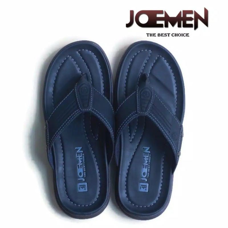 Sandal Japit Pria Kulit Original Joemen Size 39-43(Bayar Ditempat)