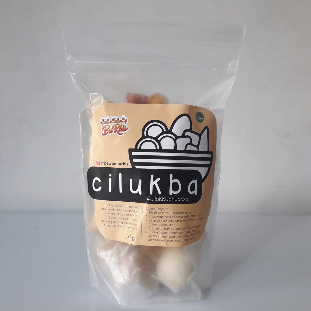 

CILOK KUAH BAKSO (CILUKBA) UK 150GR