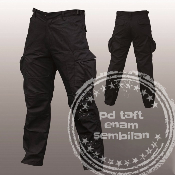celana pdl cargo/lapangan haicking bahan risptok catoon Celana Jeans T8F3