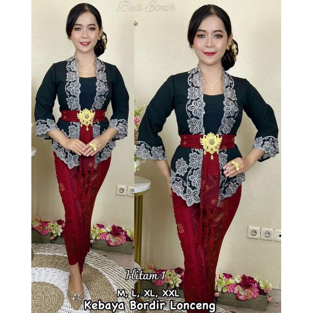 Kebaya bordir lonceng