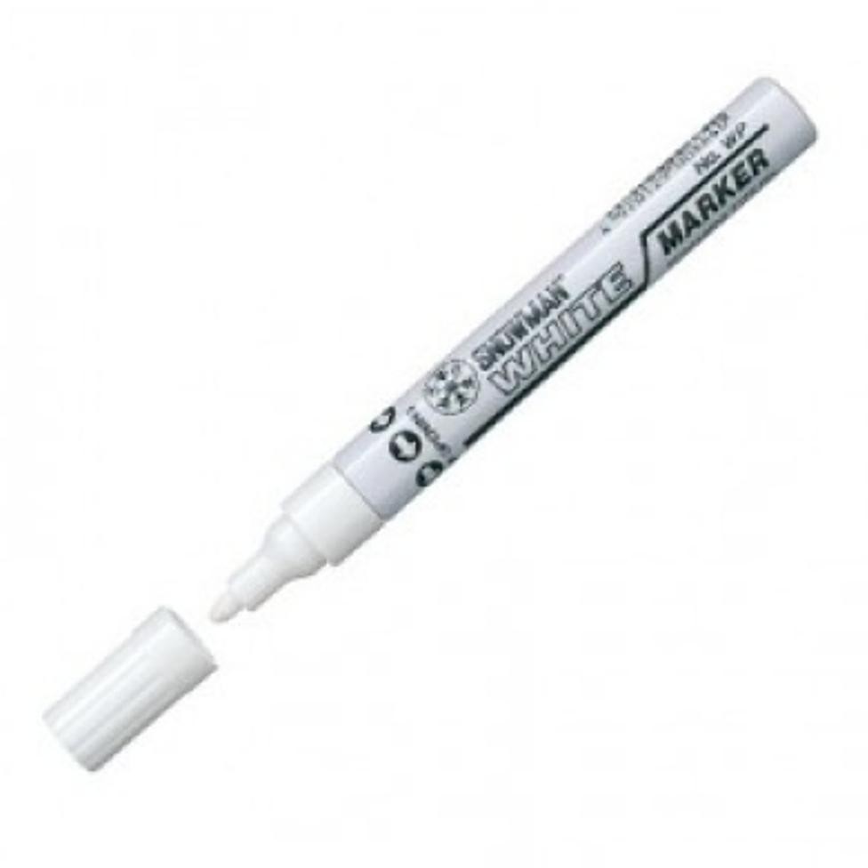 

TERMURAH SPIDOL SNOWMAN WHITE PAINT MARKER SNOWMAN FINE WHITE SPIDOL PUTIH WP12