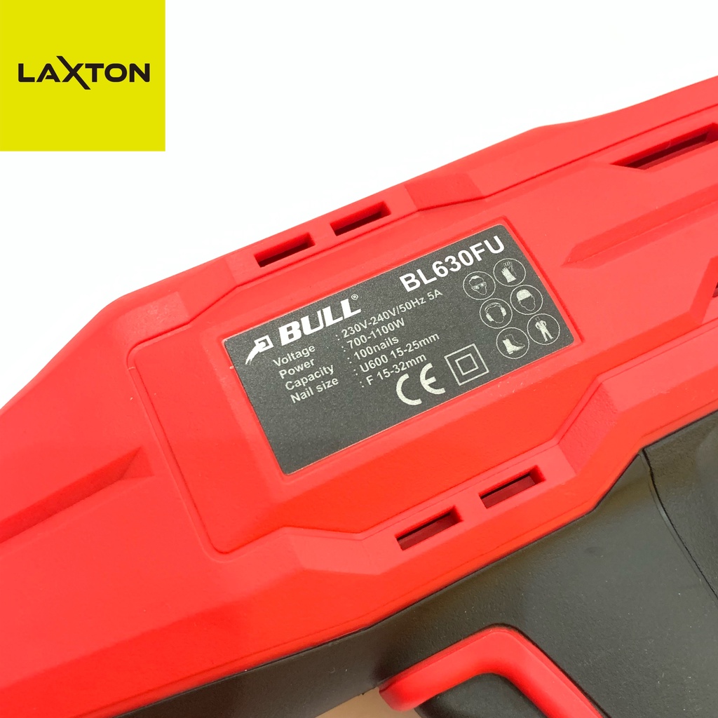 Mesin Paku Tembak Listrik BULL BL630FU Electric Nailer Staples