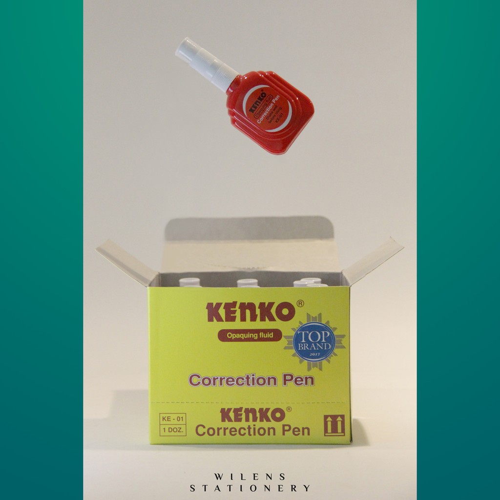 

CORRECTION PEN KENKO KE-01 / TIP EX MERAH ISI 12 PCS