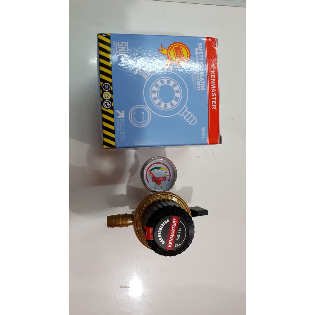 KENMASTER SNI GAS HIGH Pressure + METER Regulator LPG Tekanan Tinggi