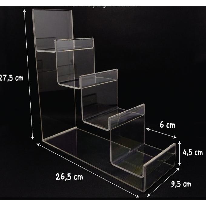 

Office & Stationery | Document Organizer | Akrilik Display Tempat Dompet 4 Susun | Best Seller