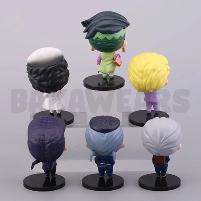 Action Figure Jojo's Bizarre Adventure Diamond is Unbreakable: Cute Kawaii Version - Josuke, Okuyasu, Koichi, Kira, Jotaro, Rohan