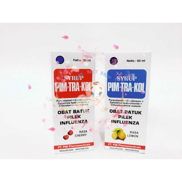 Jual Murah Pim-Tra-Kol / Pimtrakol syrup / batuk pilek & demam anak