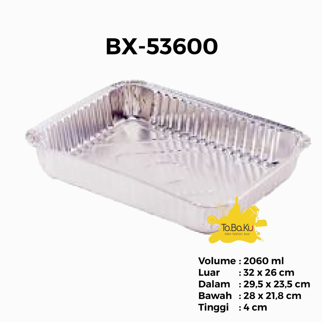 Alu Tray Kotak BX 53600