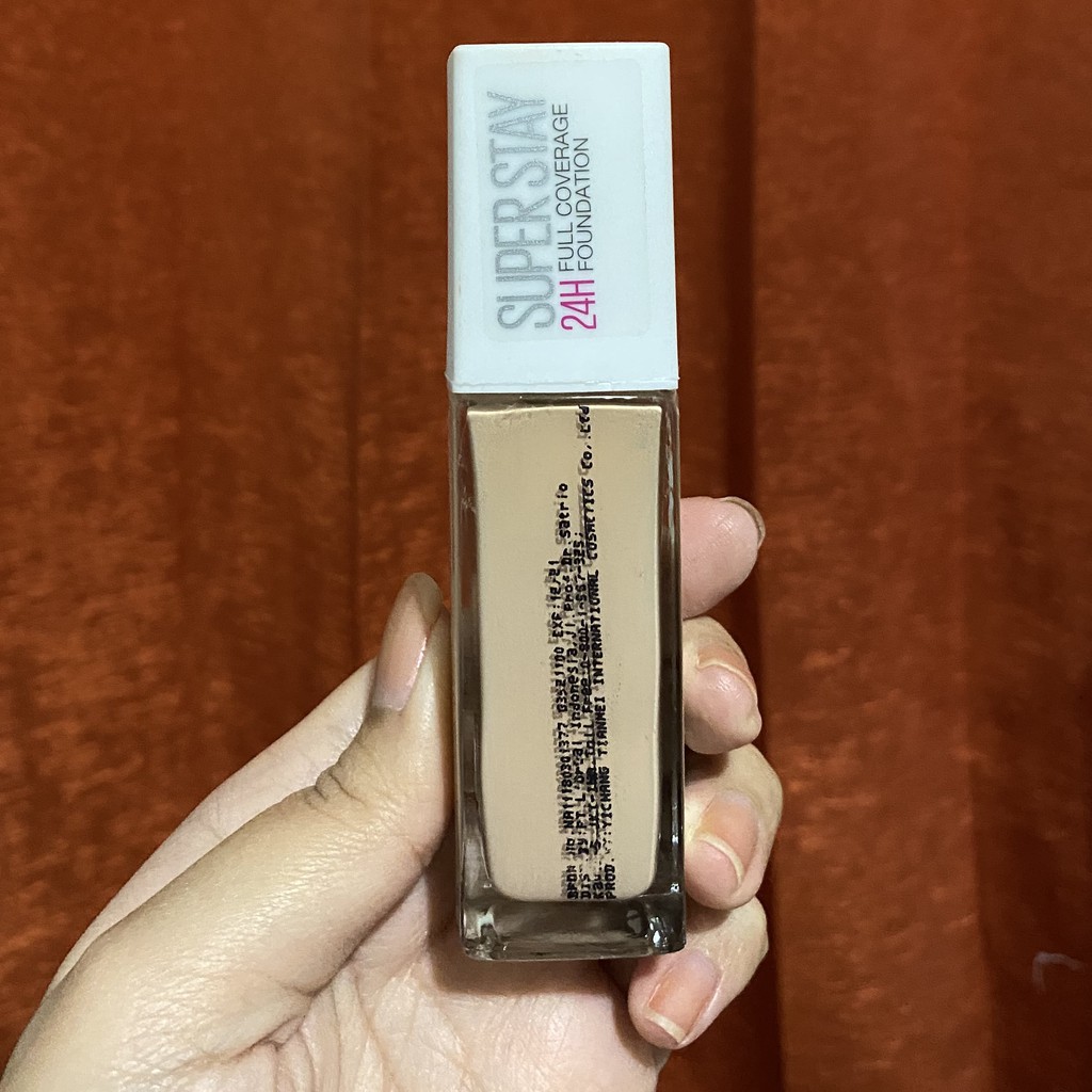 preloved Maybelline Superstay Liquid Matte Foundation 112 natural ivory isi 98%
