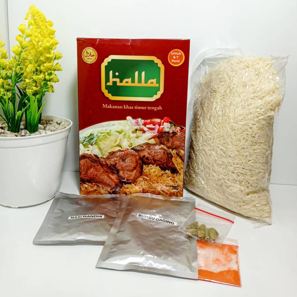 

Basmati Bumbu Instant (HALLA FOOD) Khas Timur Tengah