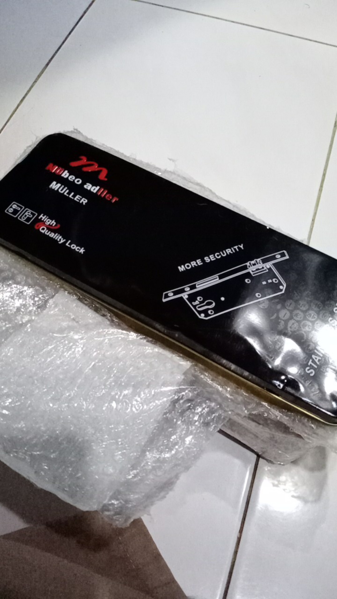 Body Pelor Merek Muller Kunci Pintu Kupu Tarung Pelor Handle Tarikan Gagang Pintu Rumah Stainless