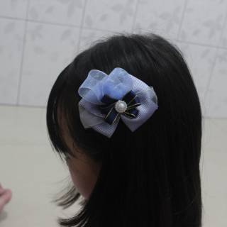  jepit  rambut  pita handmade  bagus cantik pita biru Shopee 