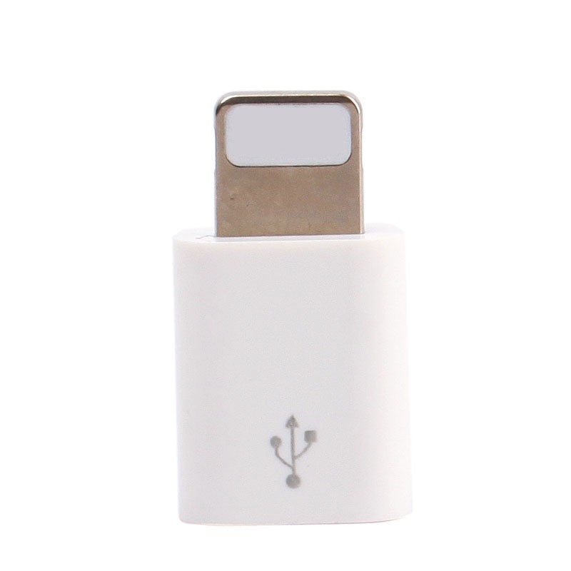 Adapter Konektor Micro USB Female Ke 8 Pin Male Portable Untuk Handphone