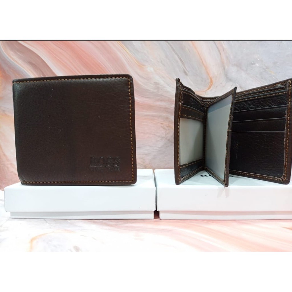 dompet pria kulit BOSS kulit asli dompet pria dewasa dompet terlaris WF STORE