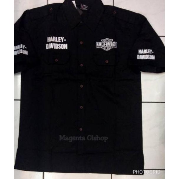 ORIGINAL➤ BAJU KEMEJA HARLEY DAVIDSON GENUINE MOTORCYCLE ""