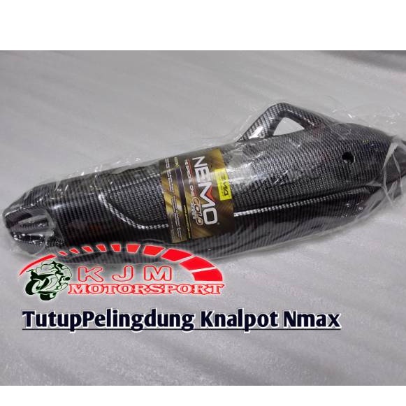 Cover Tutup Knalpot NMAX 155 NEMO Carbon