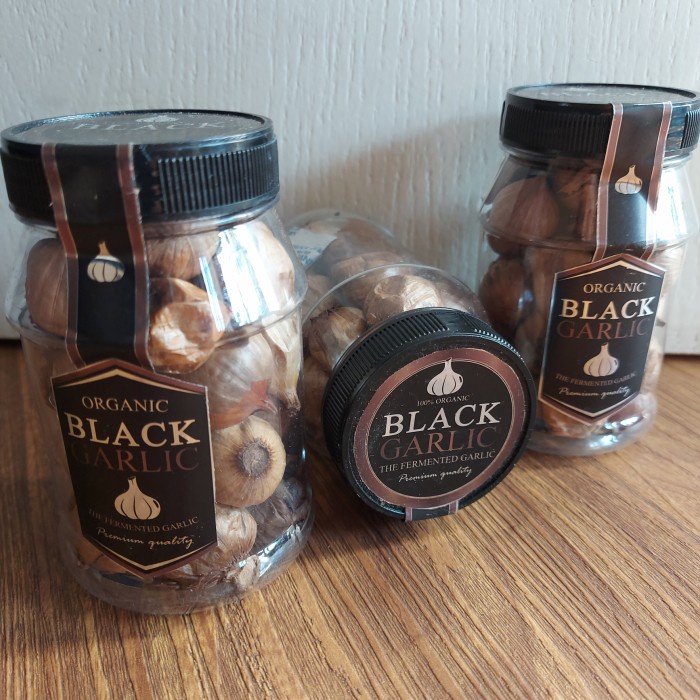 

Bawang Lanang Hitam - Bawang Hitam Lanang - Organic Black Garlic 100gr