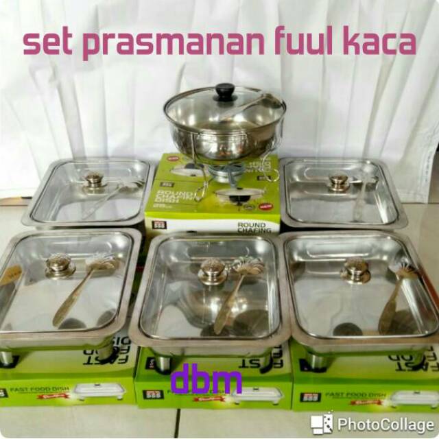 Set Prasmanan 1/5 Wr Stainless Stell/paket Hemat | Shopee Indonesia