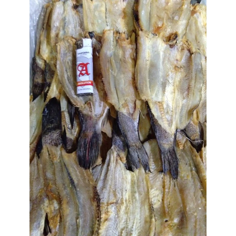 

ikan Asin gabus ukuran kecil/500gr