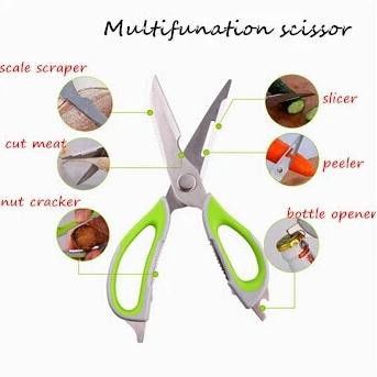 

Gunting Pisau Multifungsi Scissor Knife Gunting Dapur Peeler