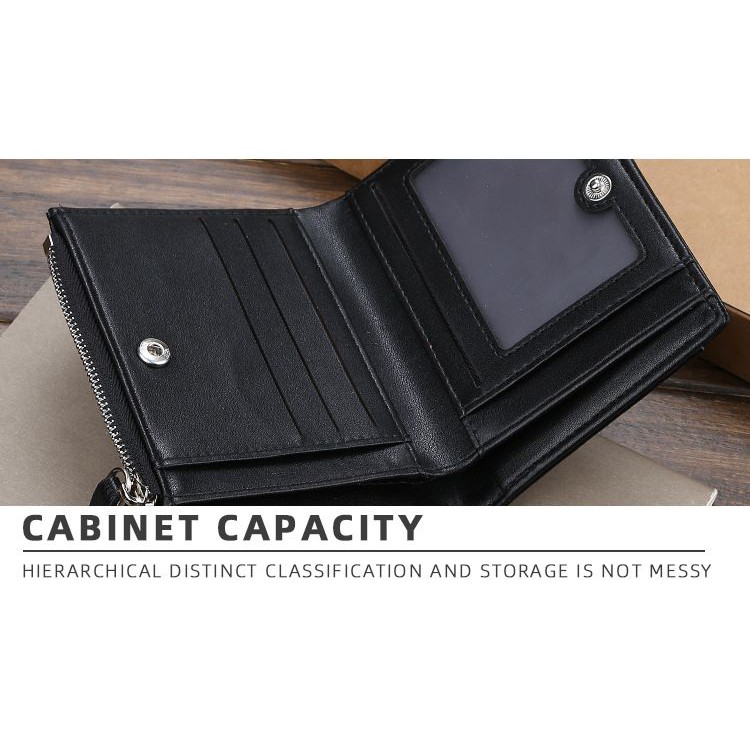 BAELLERRY DR023 Dompet Pria Bahan Kulit PU Leather Premium WATCHKITE WKOS