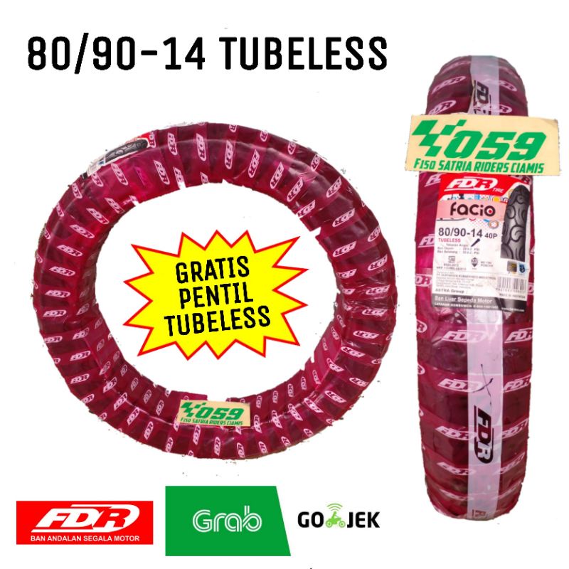 Ban Luar FDR Facio 80/90-14 TUBELESS