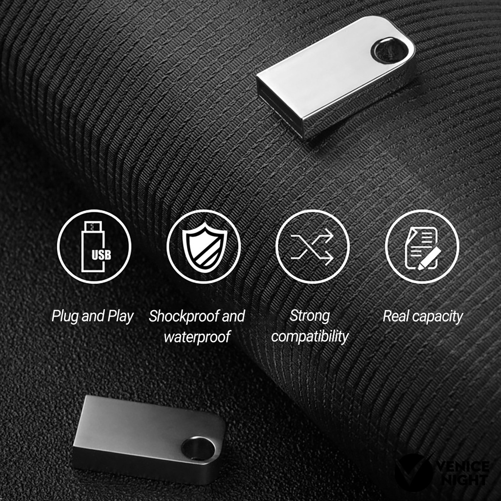 (SF) Flashdisk USB 2.0 Kapasitas 8 / 16 / 32 / 64GB Anti Air Untuk Speaker