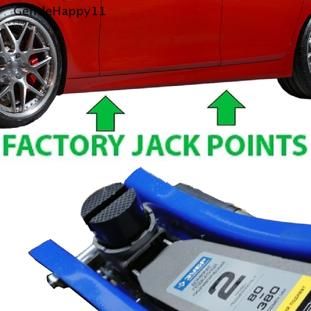 Gentlehappy Car Rubber Jack Pad Frame Protector Adapter Jacking Pinch Weld Side Lifting Disk