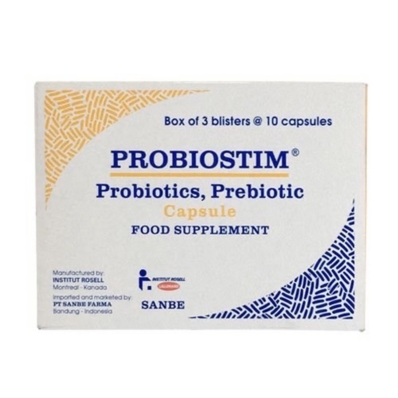 Probiostim box 30 kapsul ( probiotik kesehatan pencernaan )