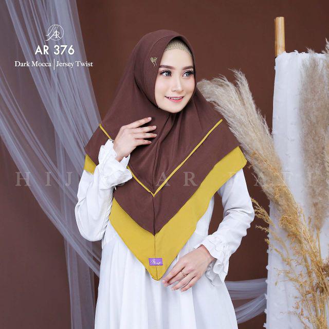 Hijab Ar Rafi AR 376 hijab instan new ar rival  original | INAYAHHIJAB-Darkmocca