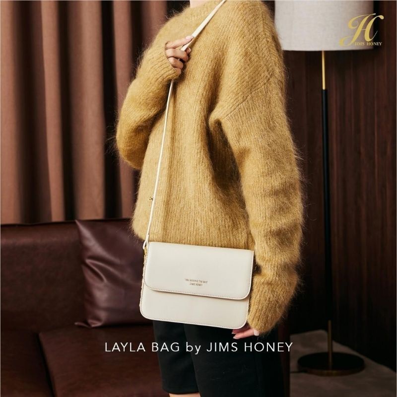 JIMS HONEY LAYLA BAG TAS SELEMPANG BAHU WANITA (FREE EXCLUSIVE BOX)