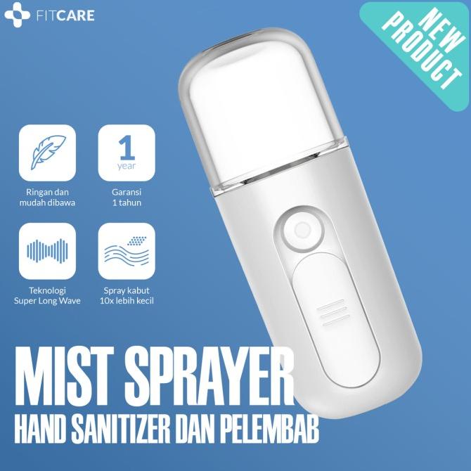 Portable Nano Mist Spray Fitcare - Botol Spray Pelembab,hand sanitizer