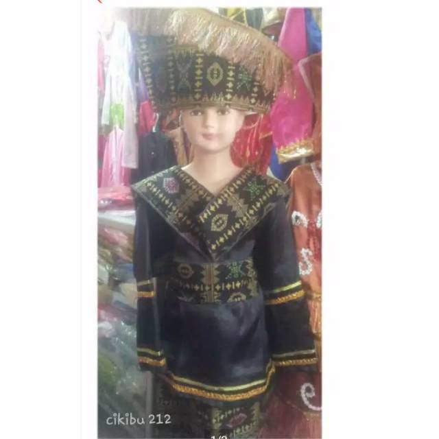 Baju adat batak anak TK/SD