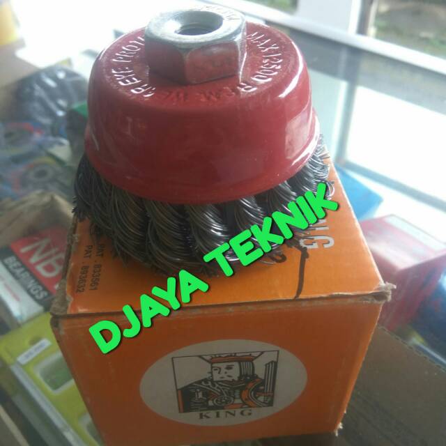Cup Brush/Wire Brush/Sikat Mangkok Kepang