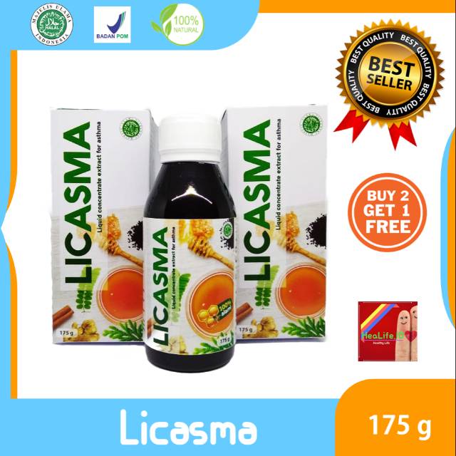 

(BELI 2 GRATIS 1) Madu Herbal Licasma Ahlinya Asma dan Sesak Nafas Ispa