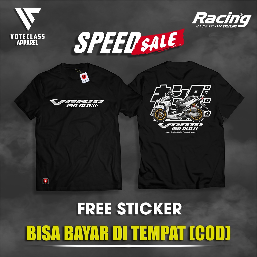 [BISA COD] kaos Vario kaos HONDA TRACE KAOS HONDA GENK KAOS MOTOR CB kaos HEREX Original VoteClass A