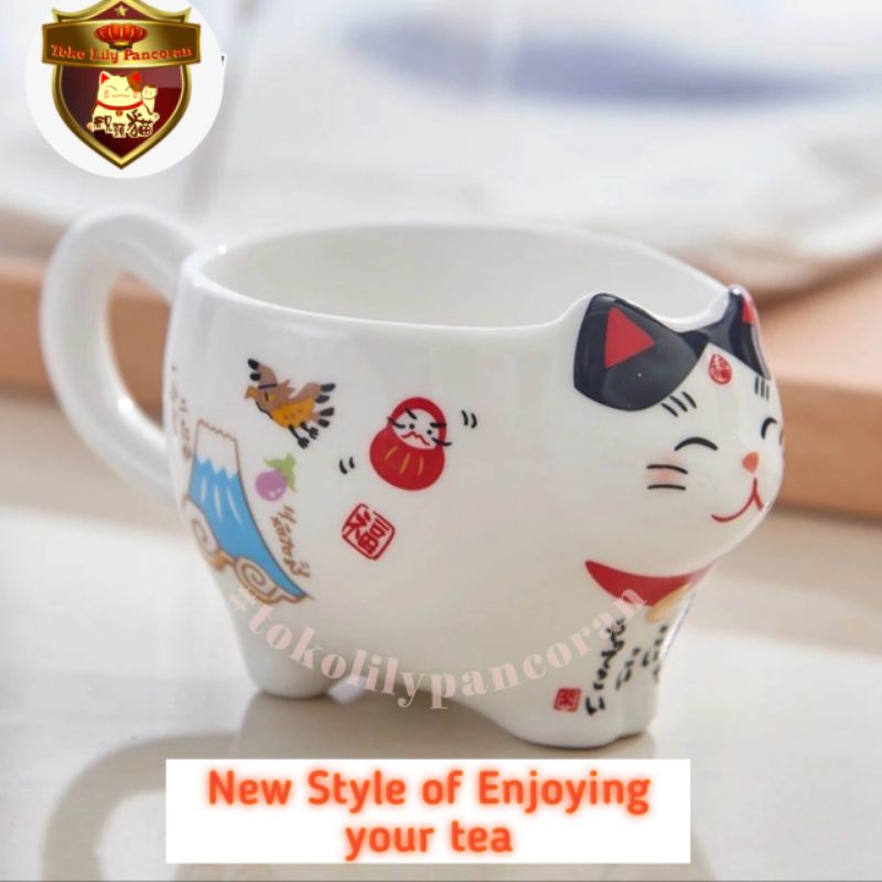 Teaset Kucing / Gelas Kucing / Teaset Terbaru / Personal Teaset / TEASET KUCING / Teaset Keramik