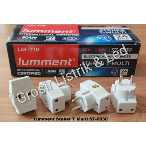 STEKER T MULTI  CABANG 3 COLOKAN LETER T PERTIGAAN JEK TERMURAH PERCABANGAN STOP KONTAK TERMURAH