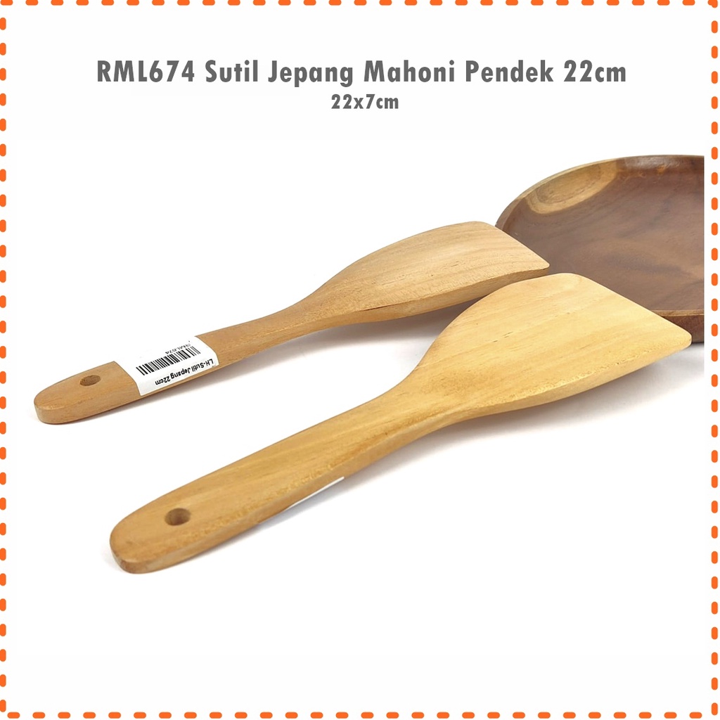 Sutil/Sodet Jepang Mahoni &amp; Sonokeling Uk 22cm &amp; 35cm