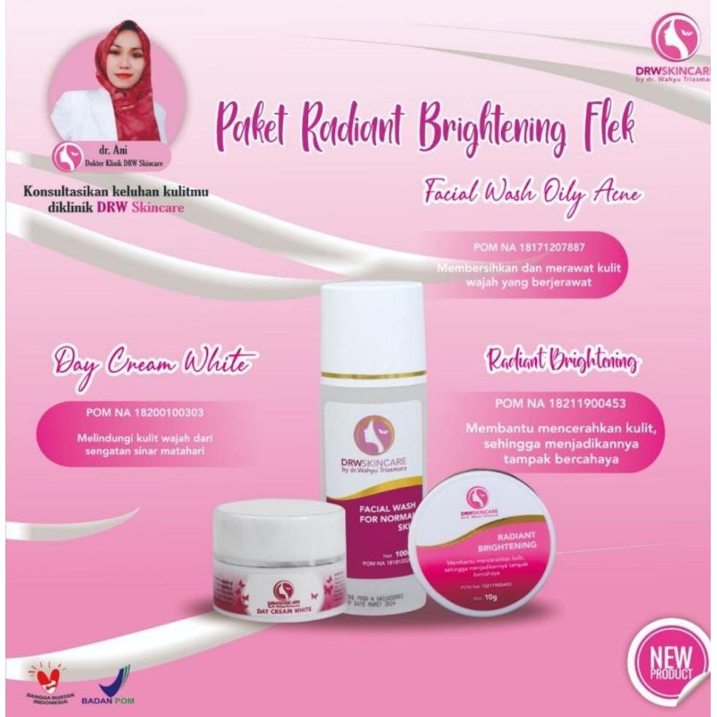 NEW !!! Paket Brightening/whitening Drw skincare