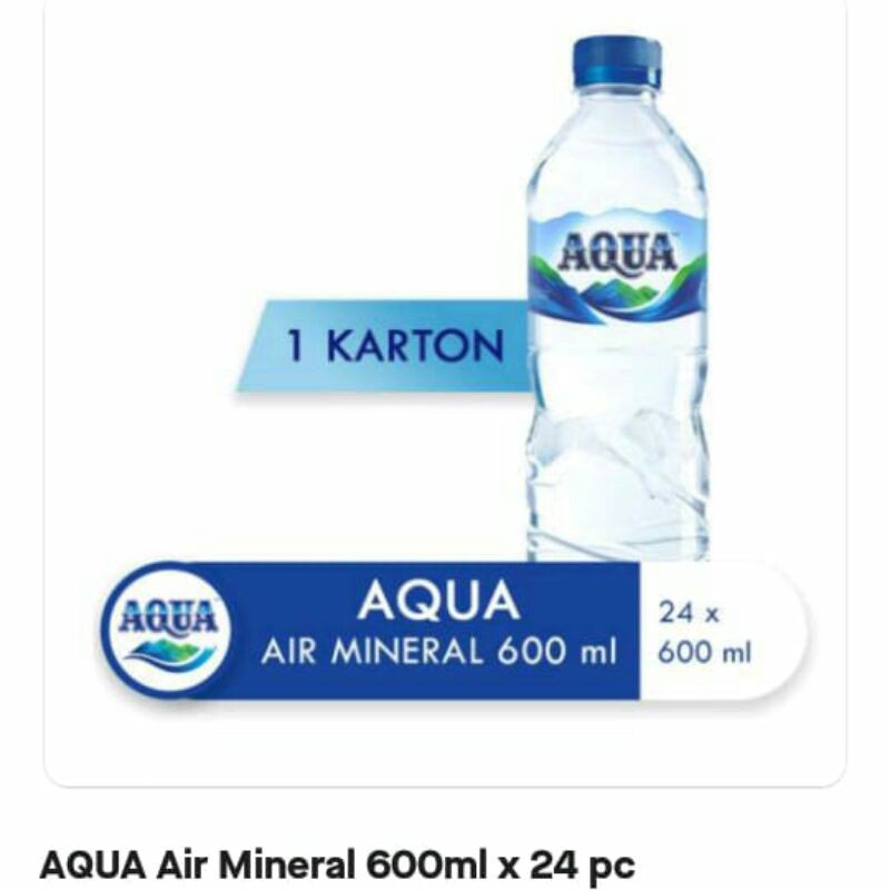 

Air mineral Aqua 600ml