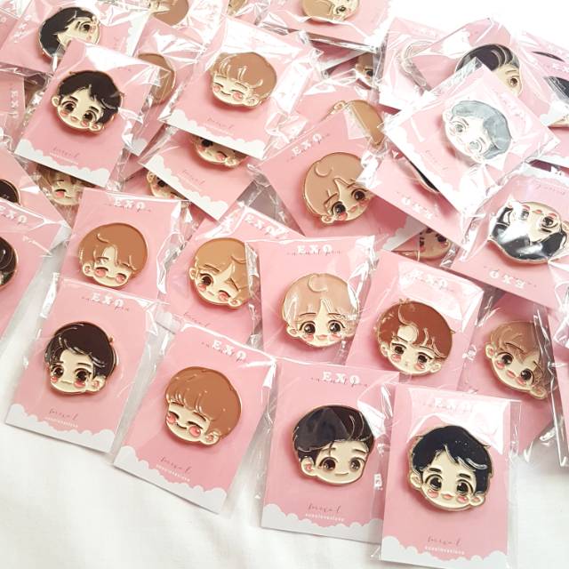 EXO (cutie) enamel pin
