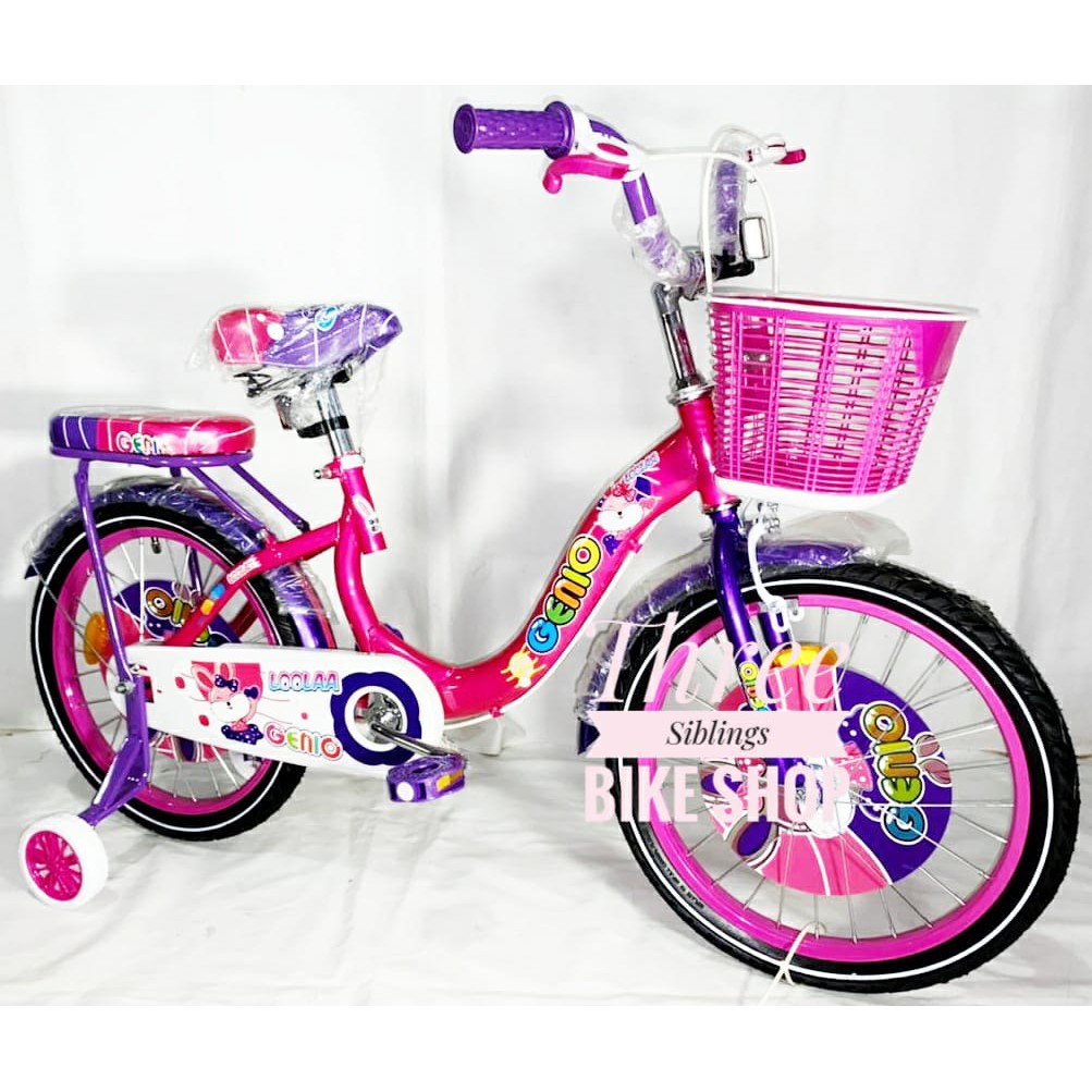 SEPEDA MINI ANAK PEREMPUAN GENIO LOOLA 18 INCH