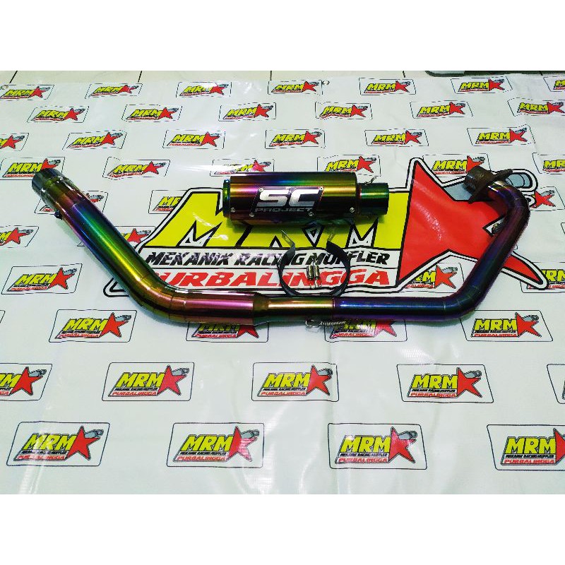 Knalpot SC Project CB150R Pelangi